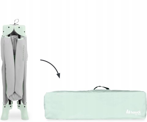 Hauck Łóżeczko turystyczne Dream N Play Plus Dusty Mint Hauck Łóżeczko turystyczne Dream N Play Plus Dusty Mint
