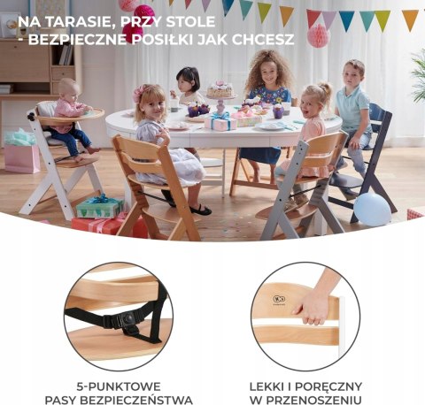 Kinderkraft Krzesełko do karmienia ENOCK 3w1 Kinderkraft Krzesełko do karmienia ENOCK 3w1