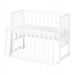 Łóżeczko drewniane Roba Safe Asleep białe