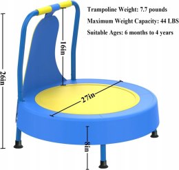Mini trampolina dla dzieci do 4 lat