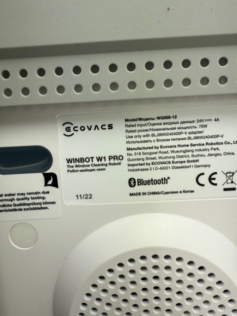 Robot do mycia okien Ecovacs WINBOT W1 PRO Robot do mycia okien Ecovacs WINBOT W1 PRO