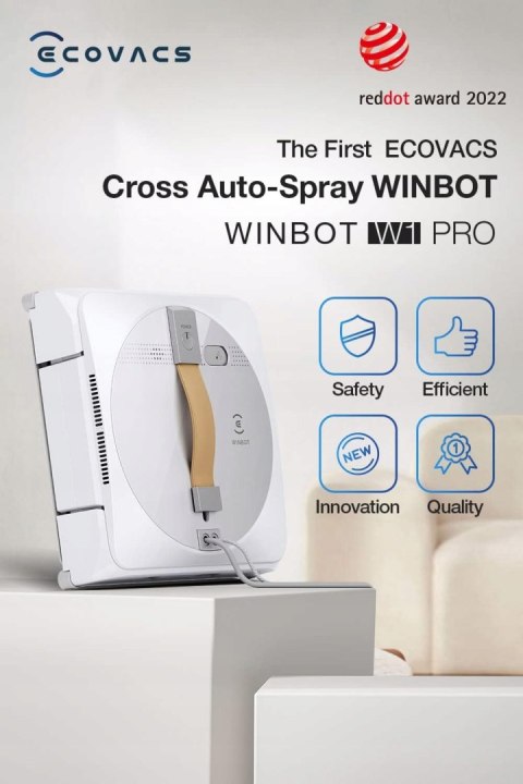 Robot do mycia okien Ecovacs WINBOT W1 PRO Robot do mycia okien Ecovacs WINBOT W1 PRO