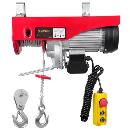 Wciągarka elektryczna 500kg do 1000kg 12m Wciągarka linowa 1600W VEVOR
