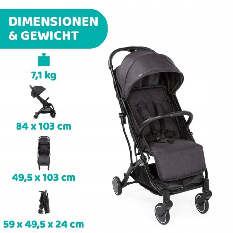 Wózek spacerowy Chicco Trolley Me STONE Wózek spacerowy Chicco Trolley Me STONE