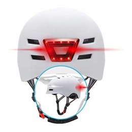 Beeper Kask rowerowy hulajnogowy zintegrowane światła przednie i tylne M