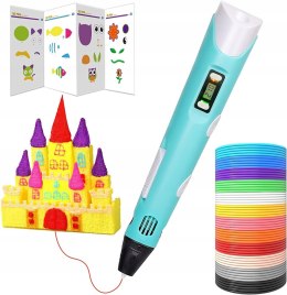 Dikale Długopis 3D Zestaw Niebieski 3D-PEN-2