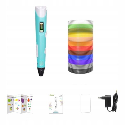 Dikale Długopis 3D Zestaw Niebieski 3D-PEN-2 Dikale Długopis 3D Zestaw Niebieski 3D-PEN-2