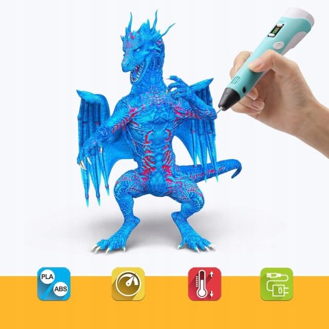 Dikale Długopis 3D Zestaw Niebieski 3D-PEN-2 Dikale Długopis 3D Zestaw Niebieski 3D-PEN-2
