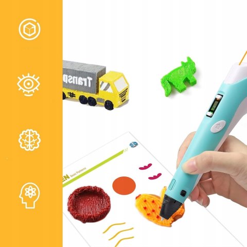 Dikale Długopis 3D Zestaw Niebieski 3D-PEN-2 Dikale Długopis 3D Zestaw Niebieski 3D-PEN-2