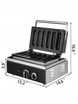 Gofrownica do hot dogów Vevor SC118 1500 W