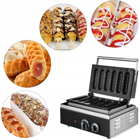 Gofrownica do hot dogów Vevor SC118 1500 W Gofrownica do hot dogów Vevor SC118 1500 W