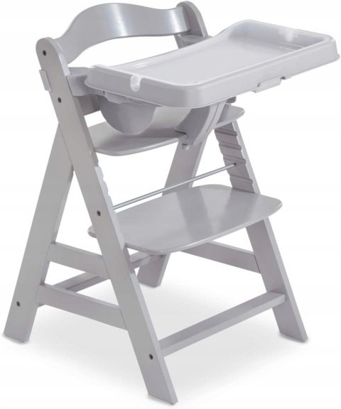 HAUCK ALPHA + TRAY Tacka do krzesełka 3w1 szary HAUCK ALPHA + TRAY Tacka do krzesełka 3w1 szary