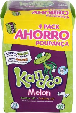 Kandoo Melon 4X60 Chusteczki do higieny intymnej