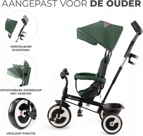 ROWEREK TRÓJKOŁOWY Aston Kinderkraft Zielony ROWEREK TRÓJKOŁOWY Aston Kinderkraft Zielony