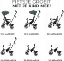 ROWEREK TRÓJKOŁOWY Aston Kinderkraft Zielony