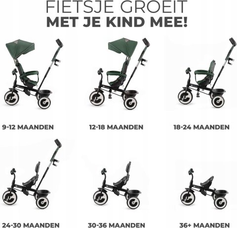 ROWEREK TRÓJKOŁOWY Aston Kinderkraft Zielony ROWEREK TRÓJKOŁOWY Aston Kinderkraft Zielony