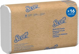 Ręczniki Scott Multifold 250 arkuszy białe 16 sztuk/4000 3749