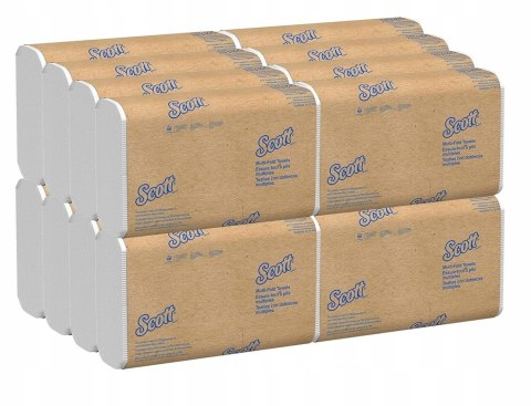 Ręczniki Scott Multifold 250 arkuszy białe 16 sztuk/4000 3749 Ręczniki Scott Multifold 250 arkuszy białe 16 sztuk/4000 3749