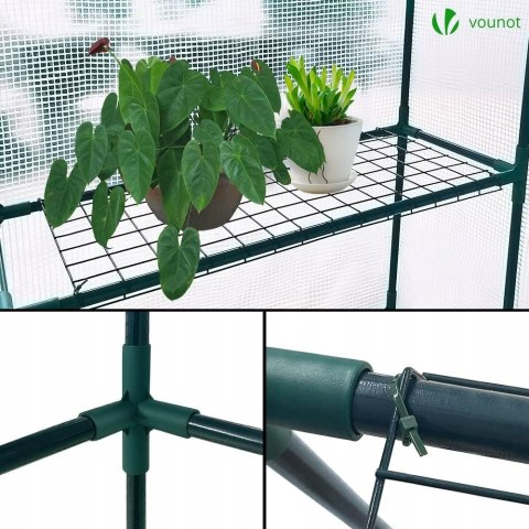 Szklarnia Ogrodowa Foliowa VOUNOT 143 x 215 x 195 cm Szklarnia Ogrodowa Foliowa VOUNOT 143 x 215 x 195 cm