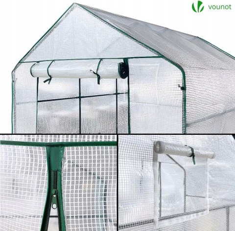 Szklarnia Ogrodowa Foliowa VOUNOT 143 x 215 x 195 cm Szklarnia Ogrodowa Foliowa VOUNOT 143 x 215 x 195 cm