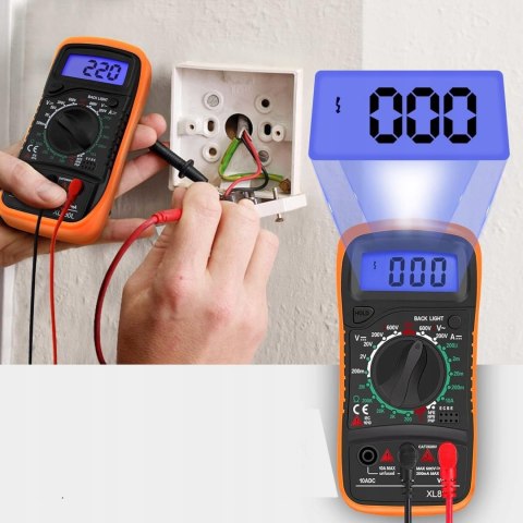 Cyfrowy Multimetr Woltomierz LCD Cyfrowy Multimetr Woltomierz LCD