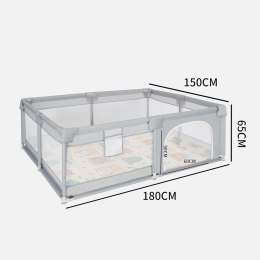 Gupamiga Kojec dla niemowląt z matą do zabawy 150x180x65