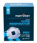 Portwest P201 Półmaska FFP2 z zaworkiem, Biały 10 sztuk