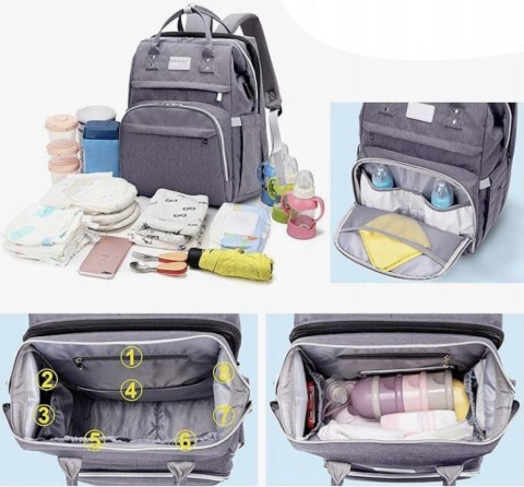 Torba do Wózka Organizer Przewijakiem SNDMOR Torba do Wózka Organizer Przewijakiem SNDMOR