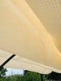 VOUNOT 3x3m Metalowa pergola z rozsuwanym dachem, altana z daszkiem