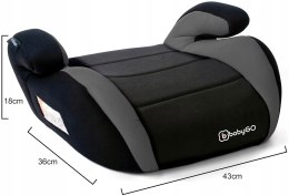 BabyGO Podwyższenie siedzenia 15-36 kg szary