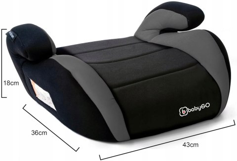 BabyGO Podwyższenie siedzenia 15-36 kg szary BabyGO Podwyższenie siedzenia 15-36 kg szary