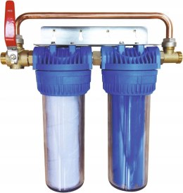 Filtr podwójny antyskaling Zestaw AquaWater 104041 1,5 l