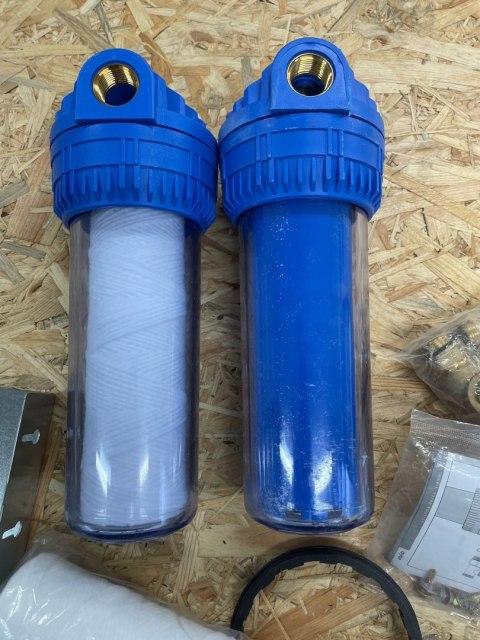 Filtr podwójny antyskaling Zestaw AquaWater 104041 1,5 l Filtr podwójny antyskaling Zestaw AquaWater 104041 1,5 l