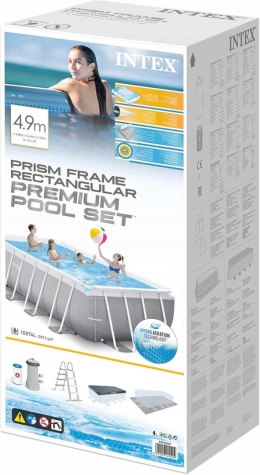 Intex Basen stelażowy 26792NP Prisma Frame 488x244x107
