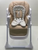 KINDERKRAFT TUMMIE KRZESEŁKO DO KARMIENIA BEŻOWE