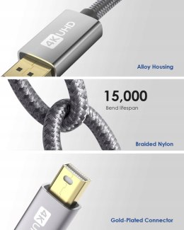 Kabel Silkland Mini DisplayPort na Displayport 1m