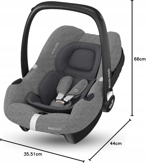 Maxi-Cosi fotelik CabrioFix i-Size 0-12kg Szary Maxi-Cosi fotelik CabrioFix i-Size 0-12kg Szary