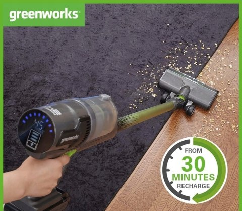 Odkurzacz pionowy GREENWORKS GD24SV Odkurzacz pionowy GREENWORKS GD24SV