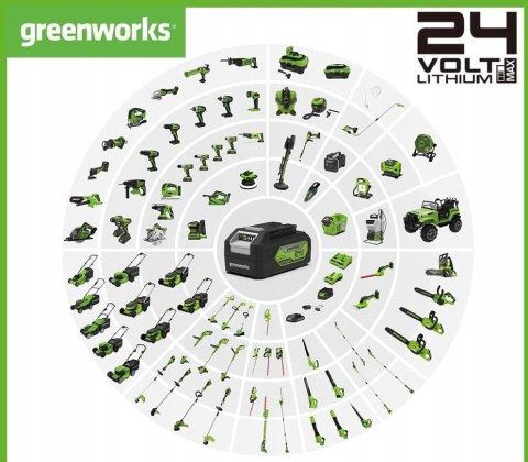 Odkurzacz pionowy GREENWORKS GD24SV Odkurzacz pionowy GREENWORKS GD24SV