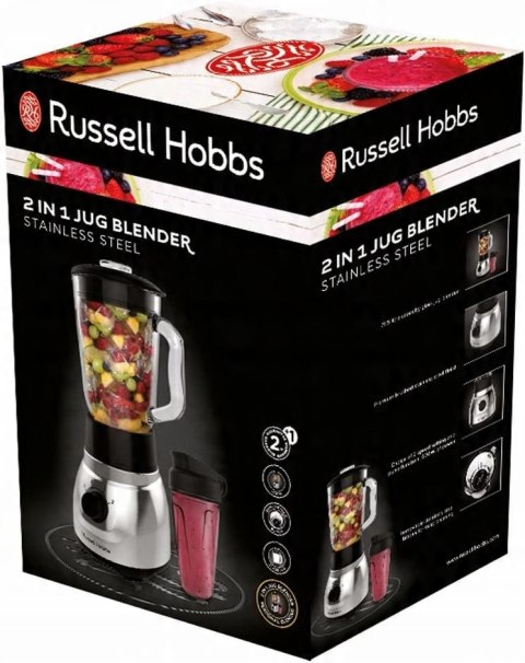 Blender kielichowy Russell Hobbs 23821-56 600 W srebrny/szary Blender kielichowy Russell Hobbs 23821-56 600 W srebrny/szary