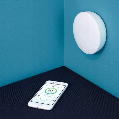 Czujnik dymu gazu smogu temperatury wilgotności Airthings bluetooth wifi Czujnik dymu gazu smogu temperatury wilgotności Airthings bluetooth wifi