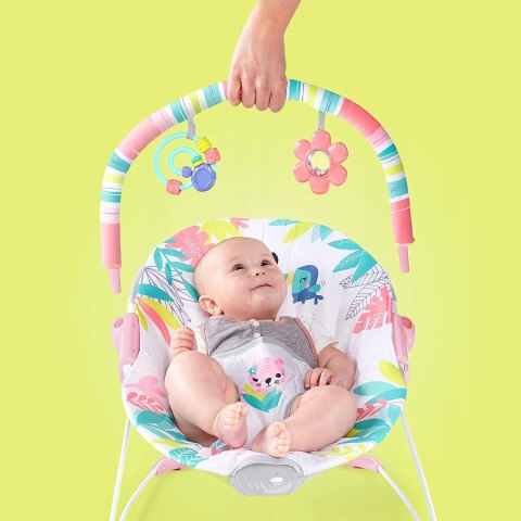 Leżaczek Bright Starts Flamingo Vibes 0m+ Leżaczek Bright Starts Flamingo Vibes 0m+