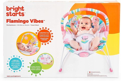 Leżaczek Bright Starts Flamingo Vibes 0m+ Leżaczek Bright Starts Flamingo Vibes 0m+