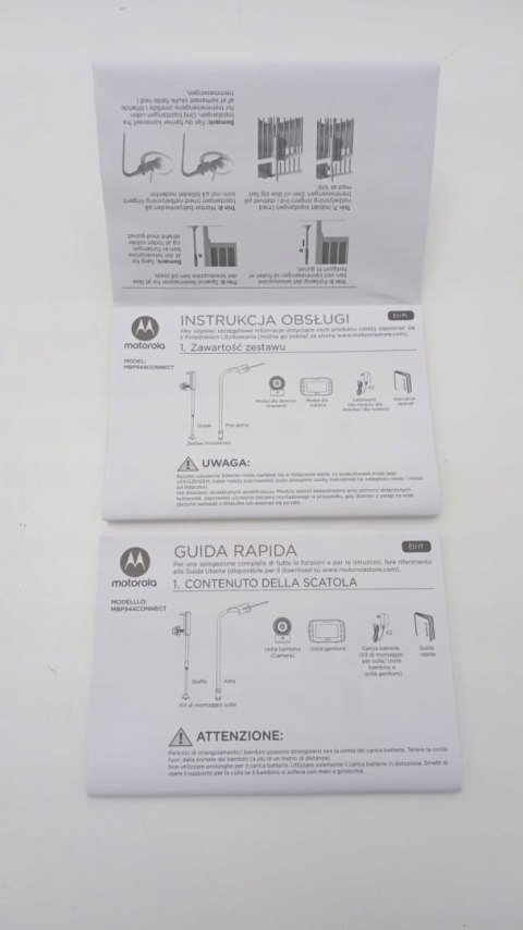 Motorola niania elektroniczna z kamerą MBP944 Connect Motorola niania elektroniczna z kamerą MBP944 Connect