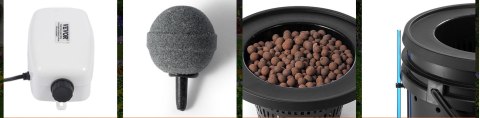System hydroponiczny VEVOR DWC z zestawem do nawadniania kropelkowego System hydroponiczny VEVOR DWC z zestawem do nawadniania kropelkowego