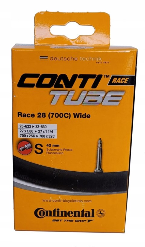 Dętka CONTINENTAL Race 700x20-25C 60mm Dętka CONTINENTAL Race 700x20-25C 60mm