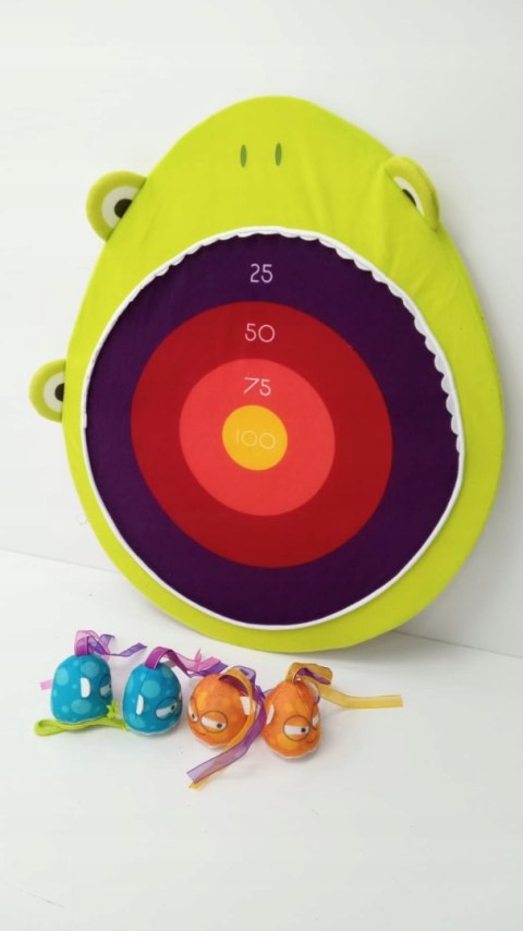 Gra zręcznościowa dziecięca B. Toys Hungry Toss Frog Toy Kids Dart Gra zręcznościowa dziecięca B. Toys Hungry Toss Frog Toy Kids Dart