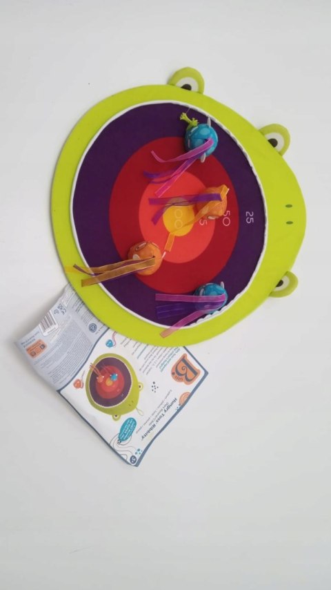 Gra zręcznościowa dziecięca B. Toys Hungry Toss Frog Toy Kids Dart Gra zręcznościowa dziecięca B. Toys Hungry Toss Frog Toy Kids Dart