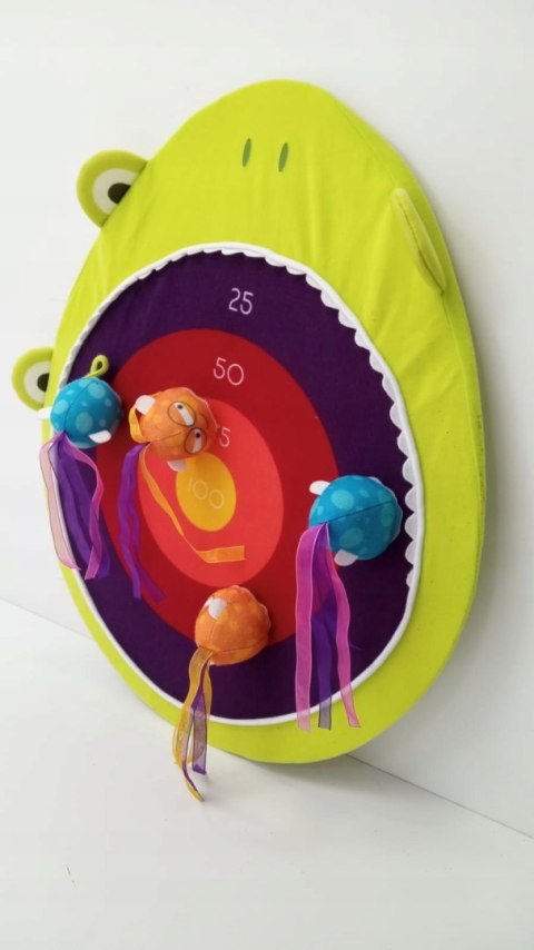 Gra zręcznościowa dziecięca B. Toys Hungry Toss Frog Toy Kids Dart Gra zręcznościowa dziecięca B. Toys Hungry Toss Frog Toy Kids Dart