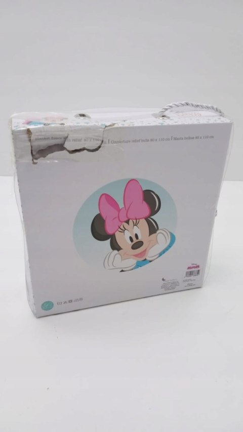 Interbaby Kocyk dziecięcy Disney Minnie Mouse różowy 80x110cm Interbaby Kocyk dziecięcy Disney Minnie Mouse różowy 80x110cm